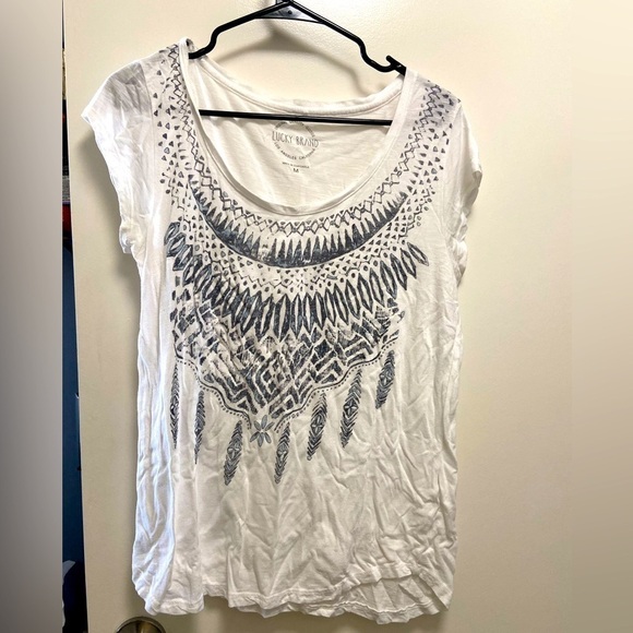 Bohemian white tee women’s size medium - Picture 1 of 4